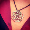 A Rose is a Rose is a Rose necklace