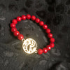 BALANCEharmonyUNITY charm & coral bracelet