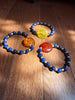 Amber & Lapis Lazuli bracelet