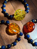 Amber & Lapis Lazuli bracelet