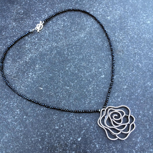 A Rose is a Rose is a Rose necklace