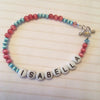 Custom name bracelet by Mucia's Treasures