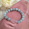Rose quartz and aquamarine bracelet