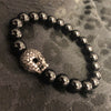 Skull & onyx bracelet