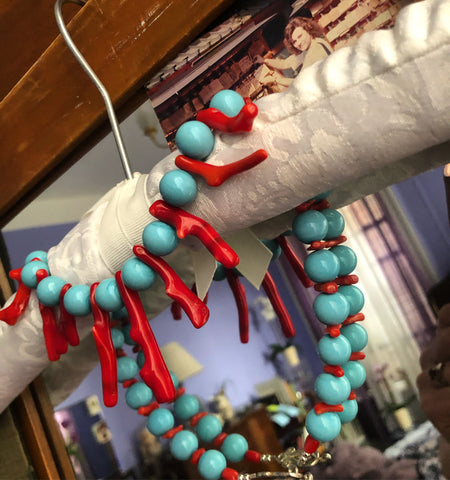 Coral & Turquoise necklace
