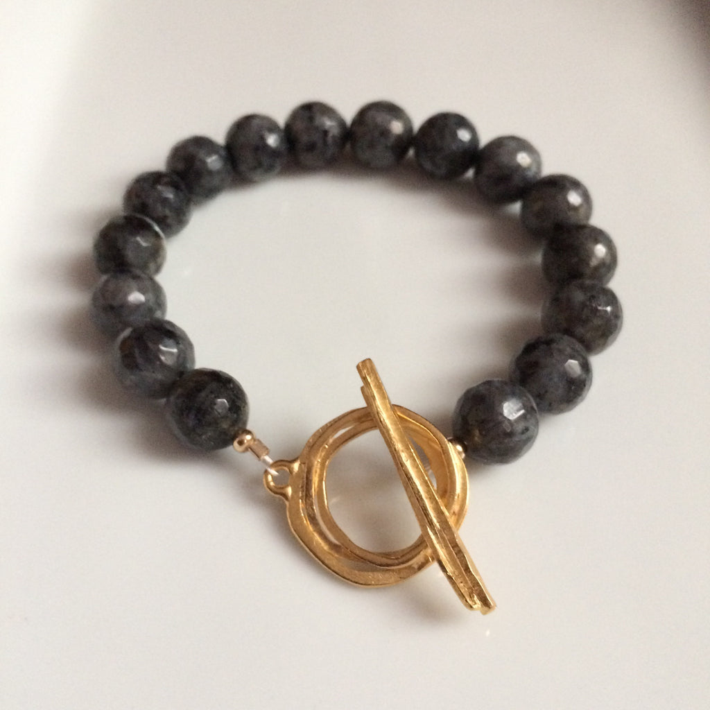 Gold & Moonstone Bracelet