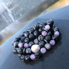 Amethyst, Pearl & Moonstone Bracelet Set